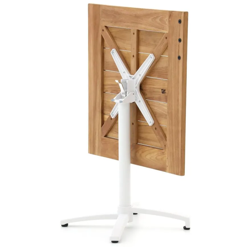 Bellagio tuinmeubelen Bellagio Canzo klaptafel 80x80x75cm bruin, foto 4