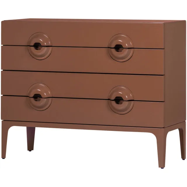 WOOOD Merge ladekast hout oud roze old pink