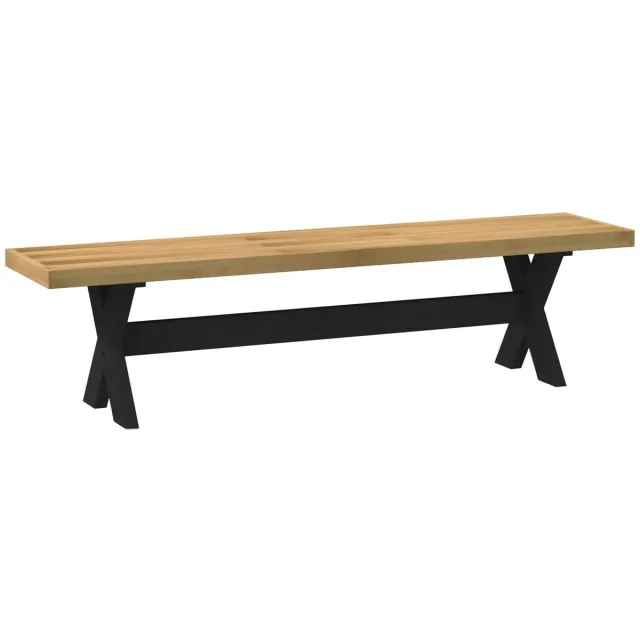 vidaXL Eetbank - NOAIN - 160 - x - 41 - x - 45 - cm - Massief - grenenhout - Naturel