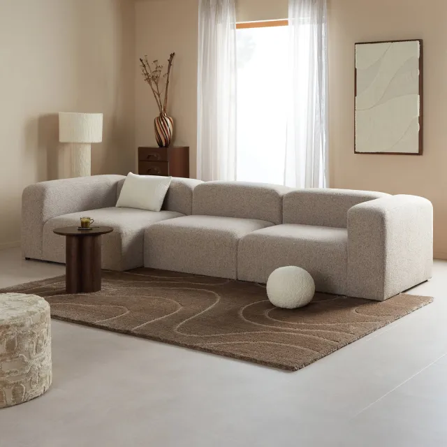 Studio LIVIT hoekbank links Ylva - beige, foto 2
