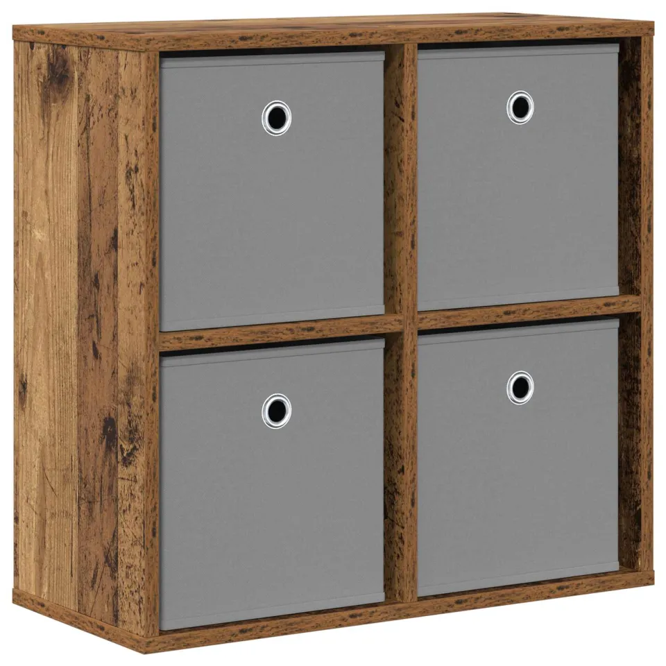 vidaXL Dressoir Oudhout 59,5 x 27 x 57 cm bruin, foto 3
