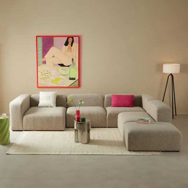 Studio LIVIT hoekbank rechts Ylva - beige, foto 2