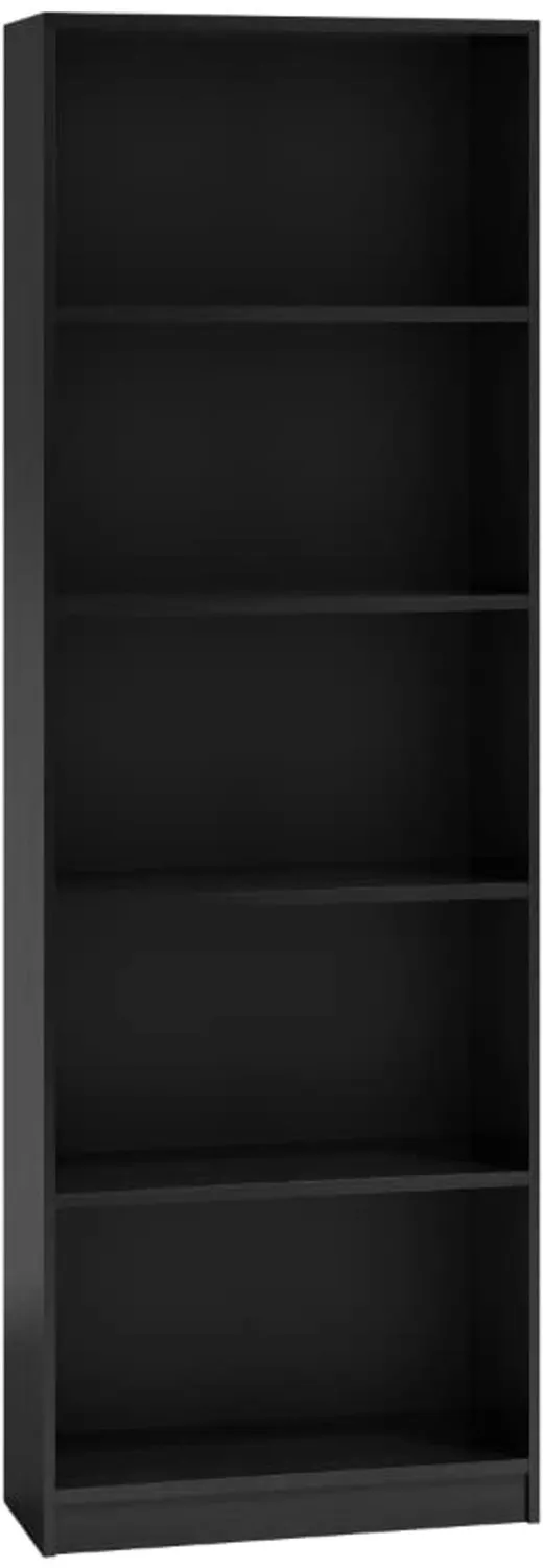 Famanu Boekenkast Stellingkast Kantoorrek voor Ordners, Zwart, 40cm