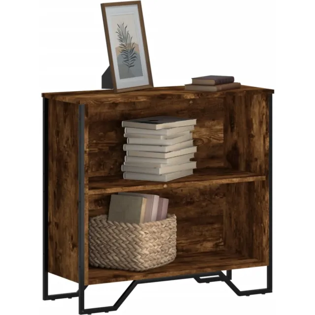 vidaXL Boekenkast 80x31x74,5 cm bewerkt hout gerookt eikenkleurig Bruin