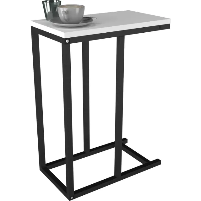 Vcm Houten bijzettafel Salontafel Sofa-tafel Woonkamertafel Salontafel Insasi Wit