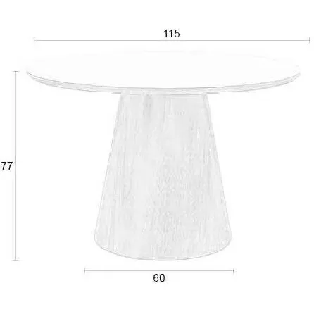 ZILT ronde eettafel Nathen walnoot, foto 3