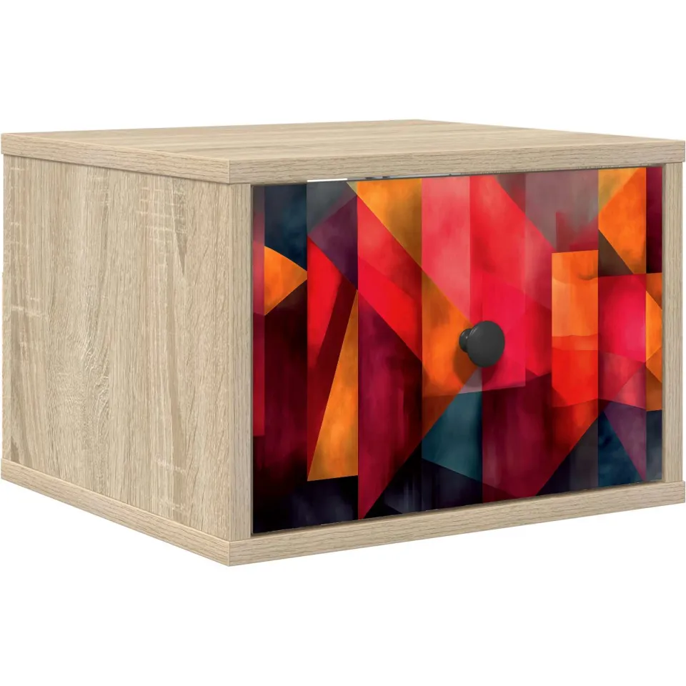 vidaXL Wandkastje HEESCH Sonoma Eiken 36 x 33 x 25 cm Bewerkt hout, foto 3