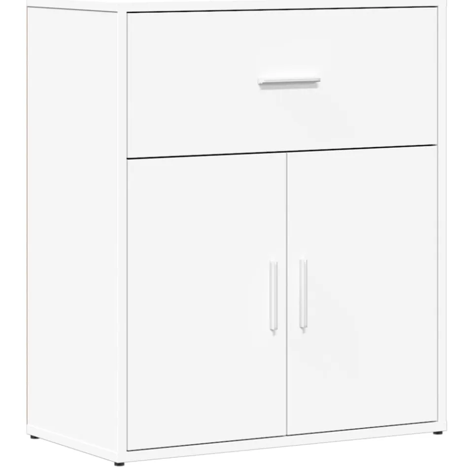 vidaXL Dressoir 60x31x70 cm bewerkt hout wit