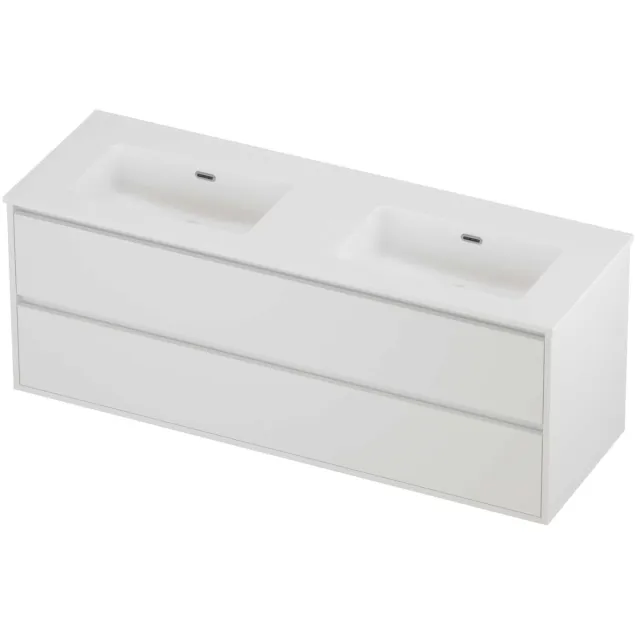 Proline Tribute Badmeubelset Porselein Elegant 140x46x54 cm Mat Wit Mat White
