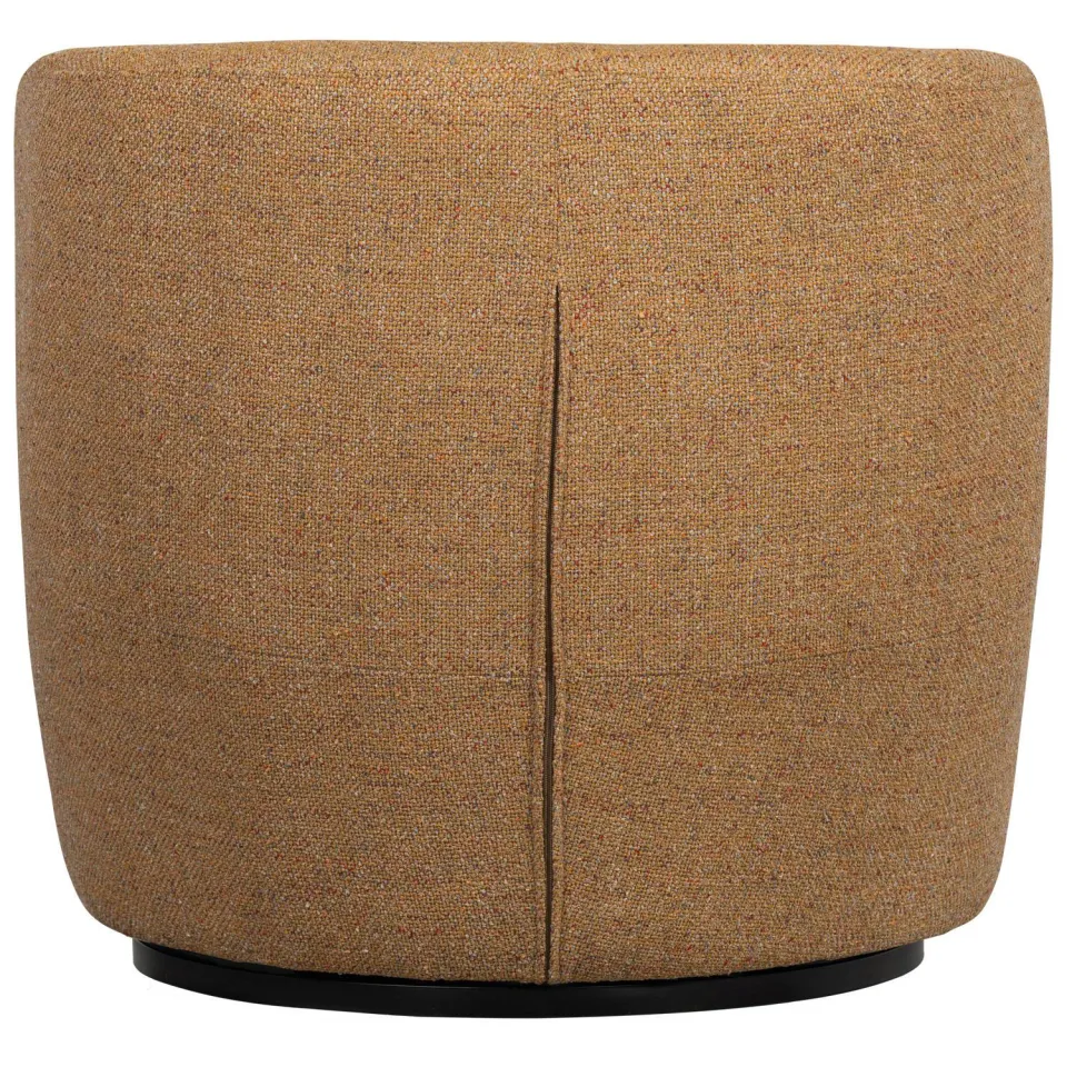 WOOOD Serra Draaifauteuil - Melange Stof - Naturel - 68x70x77, foto 4
