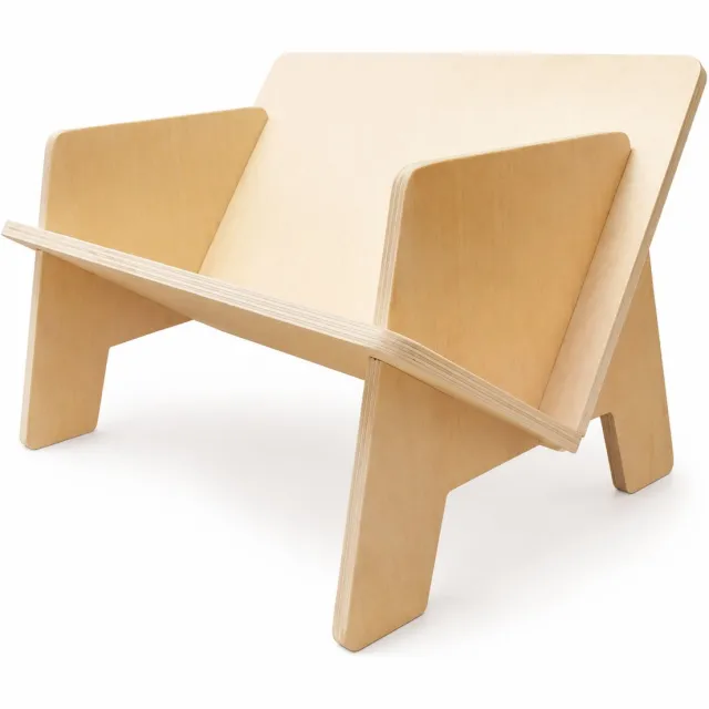 VHV Houten Bureau Organizer - Tafelblad Boekenrek en Documentenrek - Voor Kantoor, Keuken en Woonkamer - Naturel