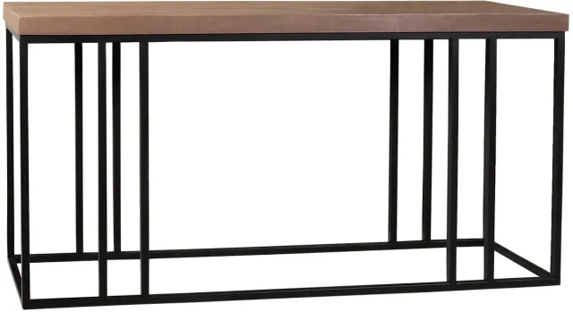 Lizzely Garden & Living Bijzettafel 150cm duurzaam mangohout Don walnoot industrieel side table