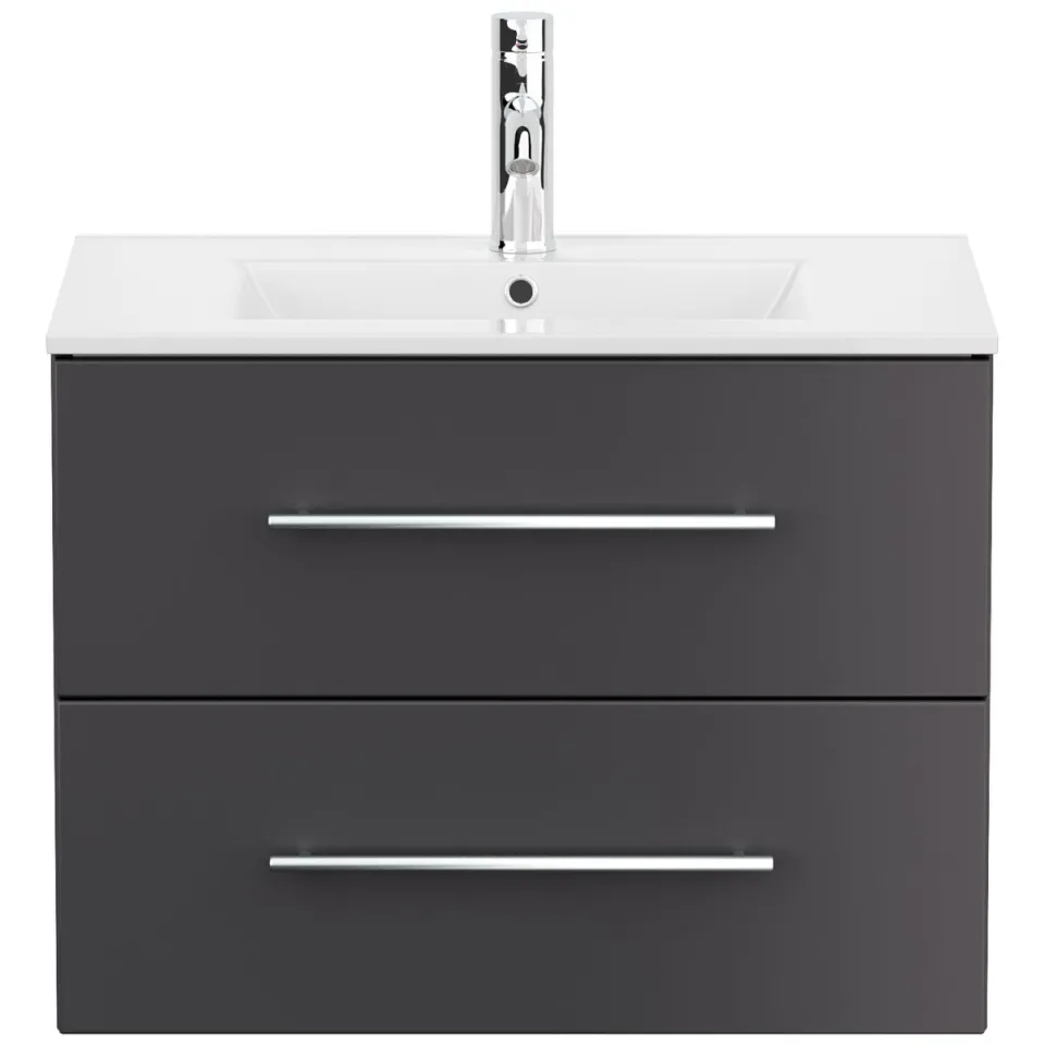 Wastafelkast Odin Antraciet 70 cm, foto 5