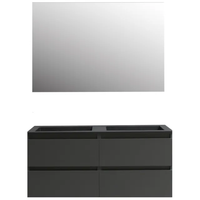 Boss & Wessing Pepper badmeubelset antraciet 120 cm