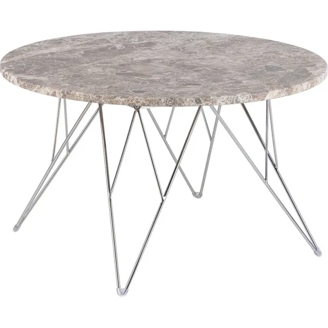 Giga Living Salontafel Hermanson - 80x80x46,2cm - Bruin Marmer