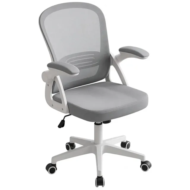 Mura Logistiek Mura Bureaustoel - Gaming Stoel - Office Chair - Draaistoel - Verstelbaar - Ergonomisch Zitcomfort - Max 136kg Belastbaar - Grijs Zwart