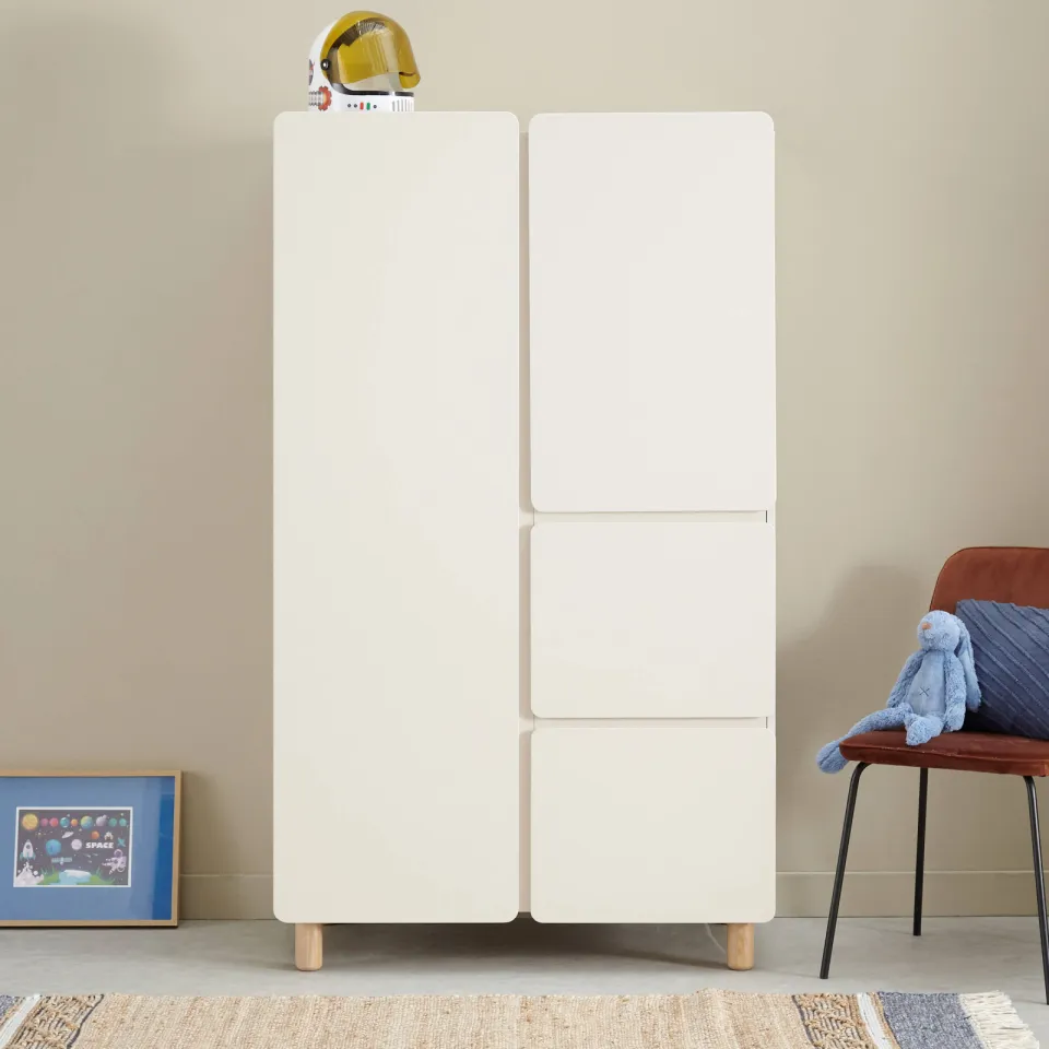 NOUS Kids Sky kledingkast beige, foto 6