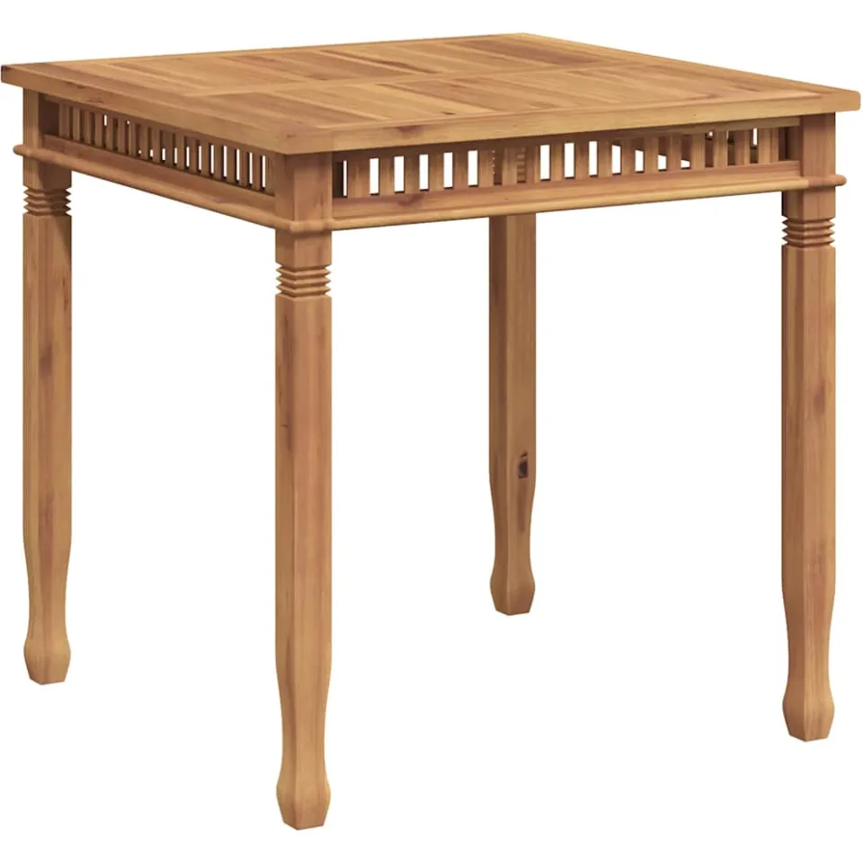 vidaXL Tuintafel 80x80x80 cm massief teakhout Bruin