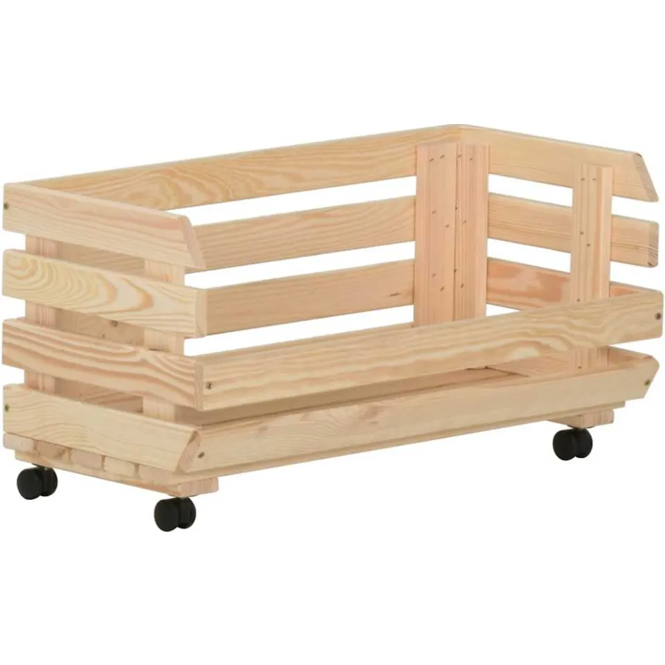vidaXL Groentetrolley 57x30x80 cm massief grenenhout, foto 4