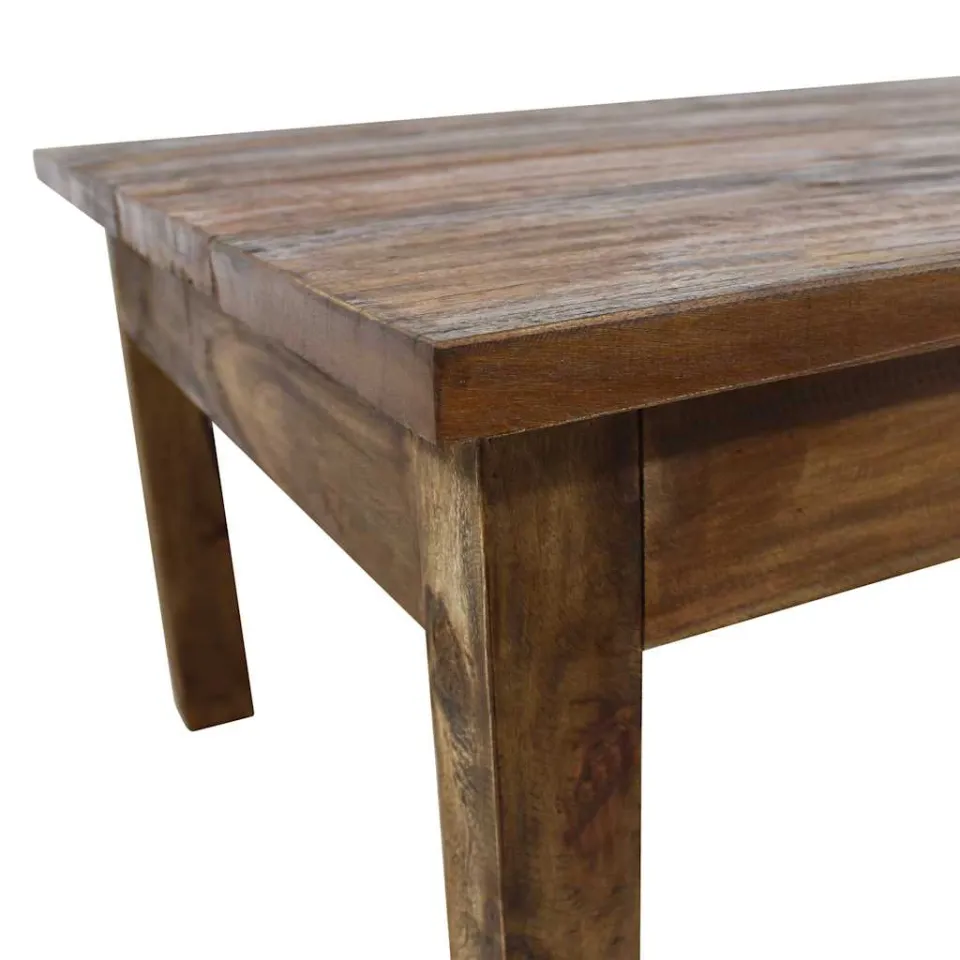 vidaXL Salontafel 96x73x45 cm massief mahoniehout bruin, foto 4