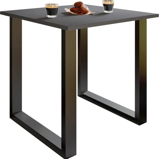 Vcm kleine tafel en stoelen, tafelstoel, eettafel en stoelen, kleine eettafel en stoelen, tafels en stoelen, compacte tafel en stoelen, kleine keukentafel en stoelen, tafel- en stoelset, keukentafels en stoelen, eettafels en stoelen Schwarz / Anthrazit