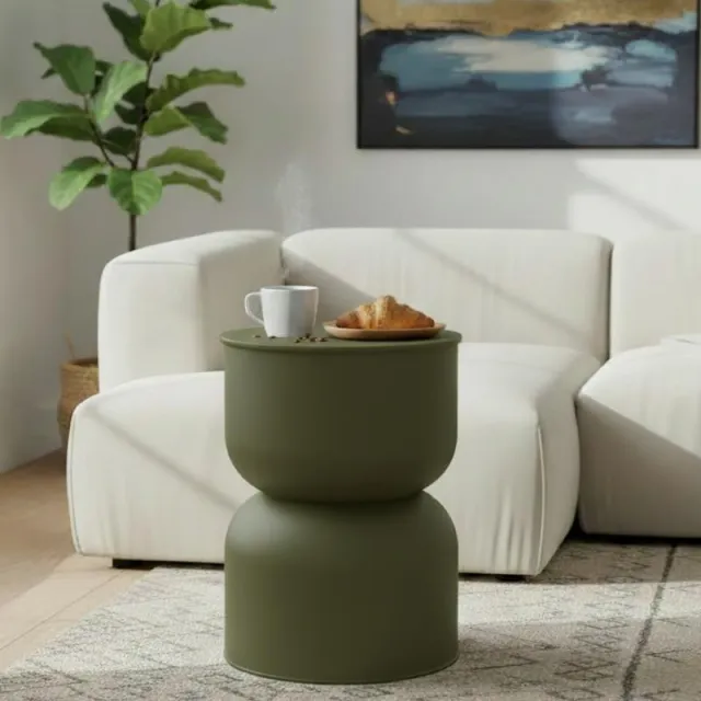 Metalen diabolo bijzettafel - groen, foto 2