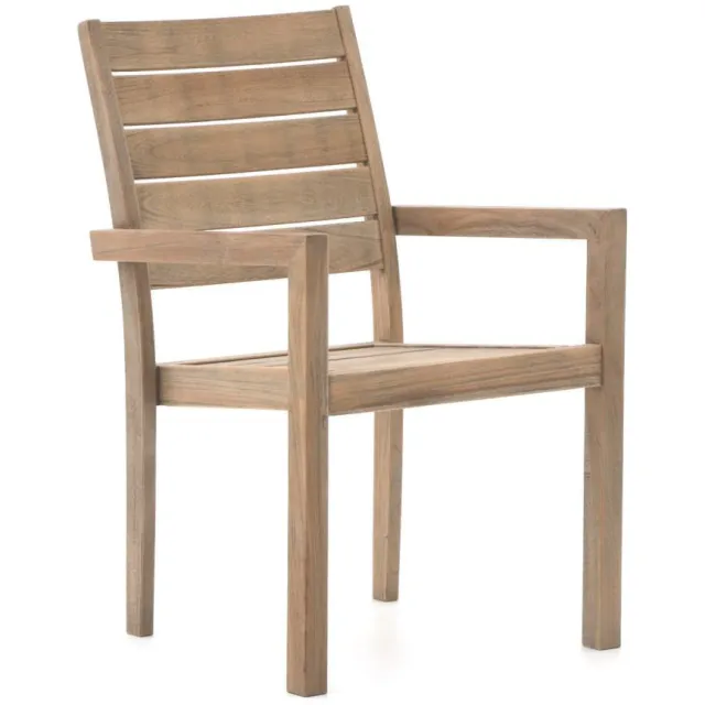 ROUGH Furniture ROUGH-S dining tuinstoel stapelbaar Bruin