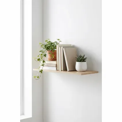 Duraline Wandplank Xs2 Sanoma Eiken Abs 18mm 60x23,5cm Bruin