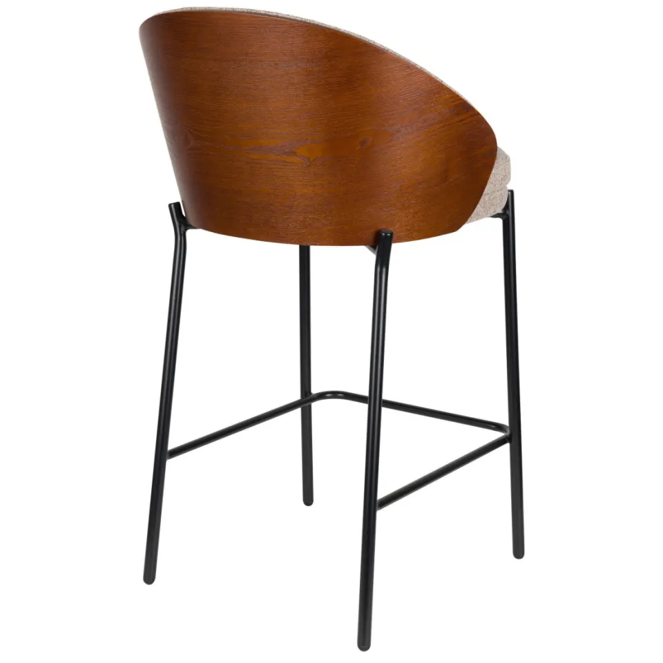 Dutchbone Rodin barkruk beige, foto 7