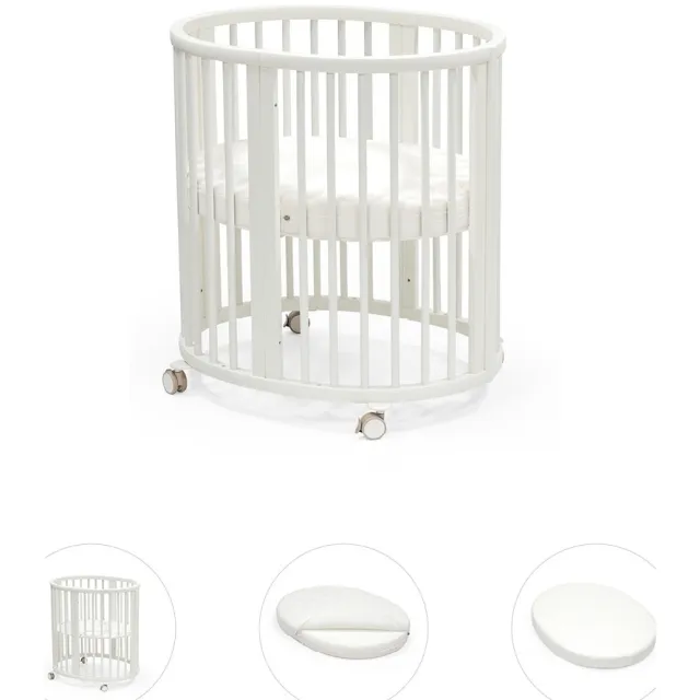Stokke Sleepi Mini bundel wit met matras & hoeslaken