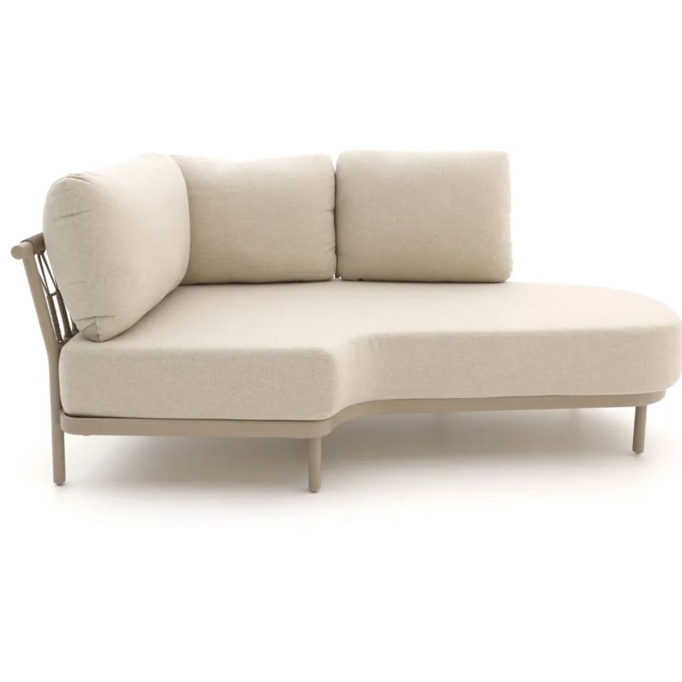 Tierra Outdoor Fresca/Marapa hoek loungeset 4-delig links 5-zits bruin, foto 5