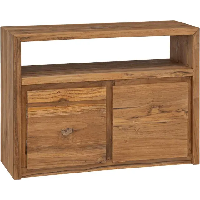 vidaXL Dressoir 80x30x60 cm massief teakhout Bruin