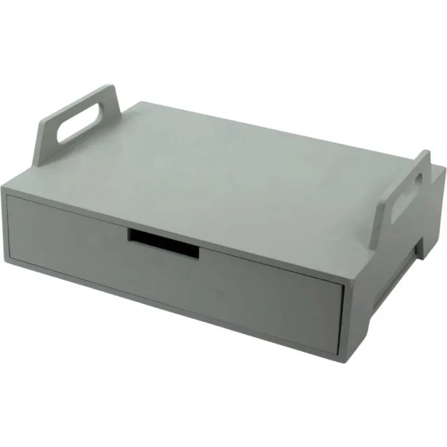 Attrezzo Laptoptafel - 41x30x14,5 cm - Groen - Uitneembare lade - Hout