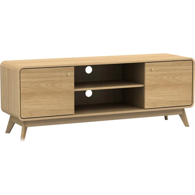 Notio Living Cassie|Cassie - Tv-meubel met 2 deuren in eikenoptik Natuur