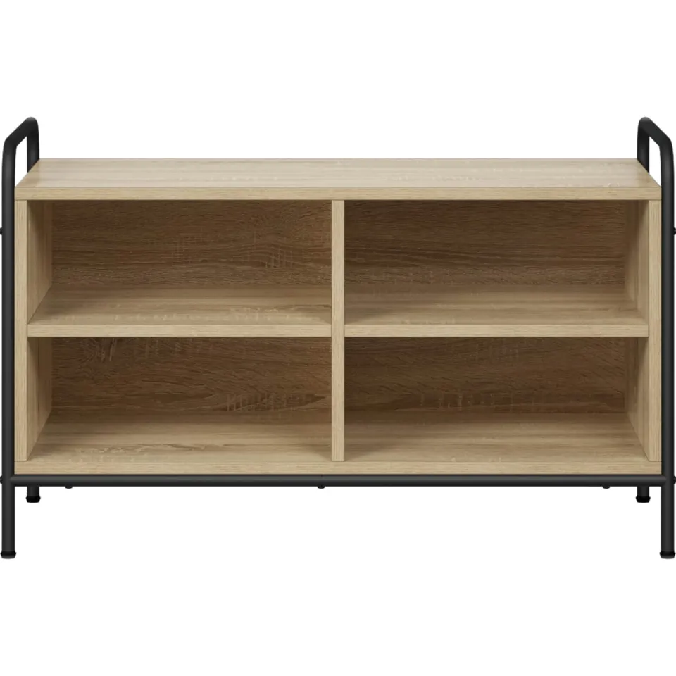 vidaXL Tv-meubel 140 x 39,5 x 50 cm Sonoma Eiken Bewerkt hout Bruin
