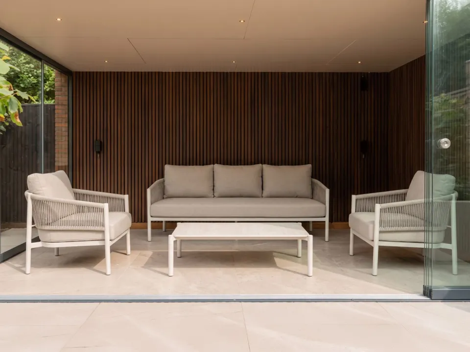 Bellagio tuinmeubelen Bellagio Panaro lounge tuinstoel taupe, foto 4