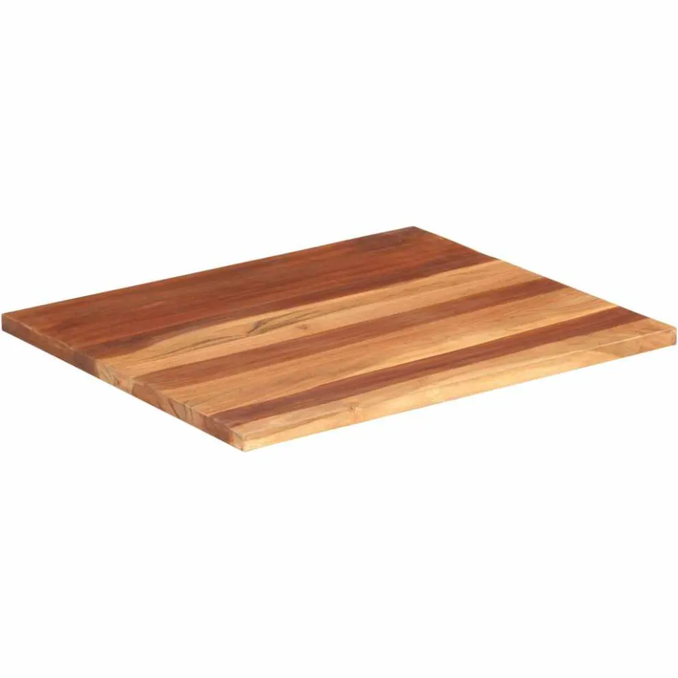 vidaXL Tafelblad 25-27 mm 60x70 cm massief acaciahout bruin