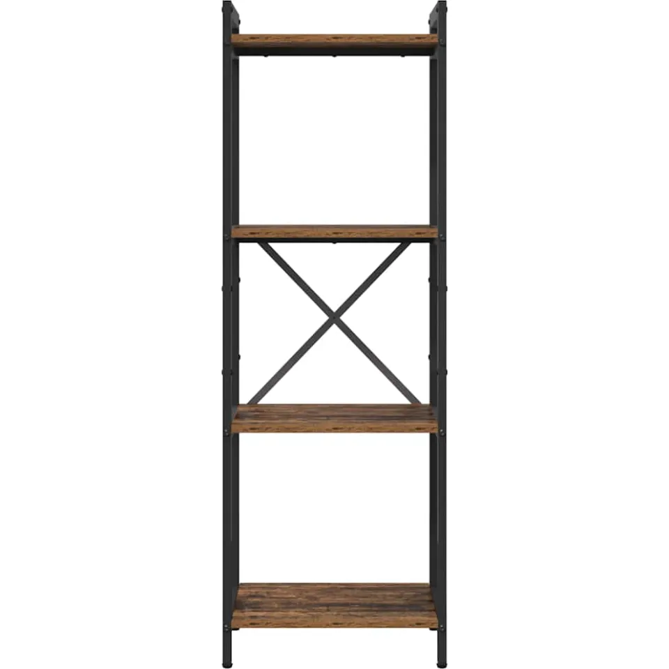 vidaXL Boekenkast 40 x 30 x 119 cm Bewerkt hout Oud hout bruin, foto 3
