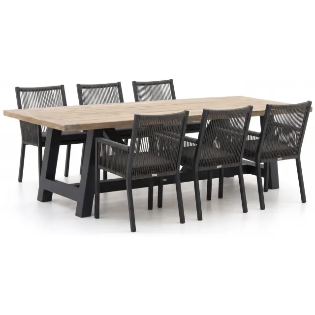 Manifesto Furniture Manifesto Rivola/Bresimo 260cm dining tuinset 7-delig