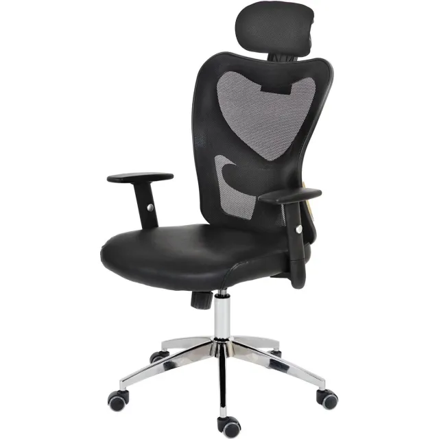 MCW Professionele bureaustoel Atlanta, bureaustoel bureaustoel, kunstleer ~ grijs