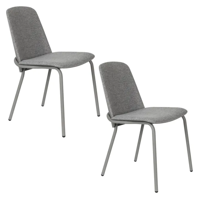 Zuiver Clip eetkamerstoel grijs Grey