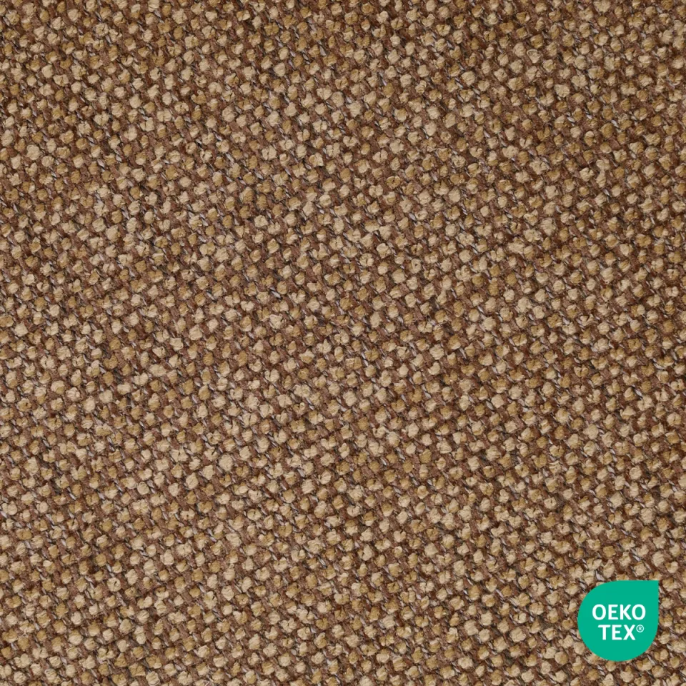 Nolon Niva-Isa draaibare tulp barkruk bruin blend - verstelbaar - mat zwart onderstel, foto 3