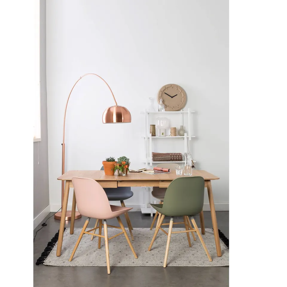 Zuiver verlengbare eetkamertafel Glimps (120/162x80 cm) naturel, foto 4