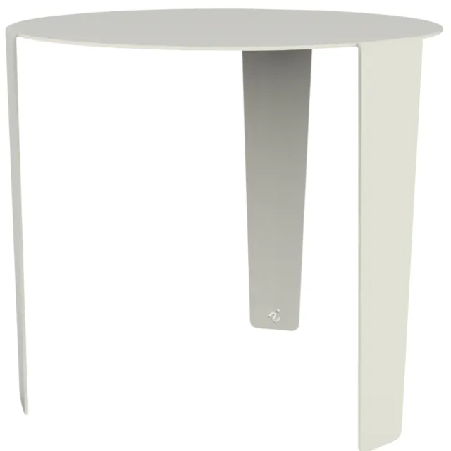 Steelful CASCADO Bijzettafel - Wit / Groot - Ø50cm x 45cm (Hoogte)