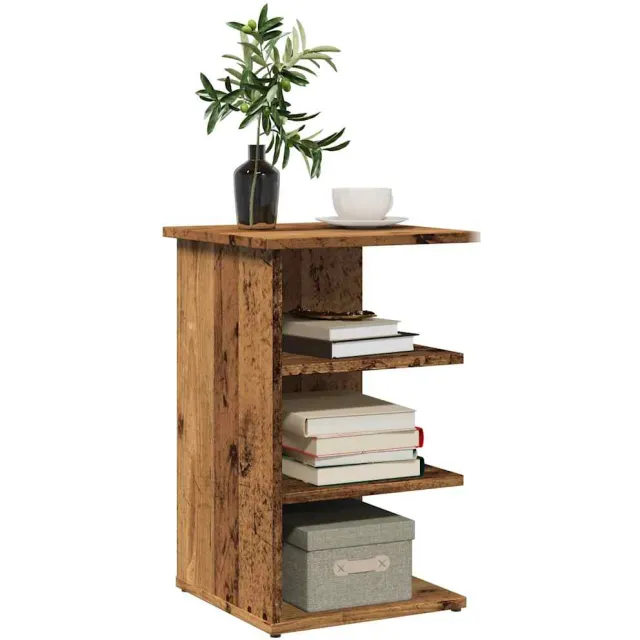 vidaXL Dressoir 35x35x55 cm bewerkt hout oud houtkleurig Bruin