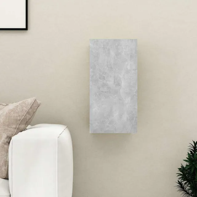 vidaXL Tv-meubel 30,5x30x60 cm bewerkt hout betongrijs grijs, foto 2