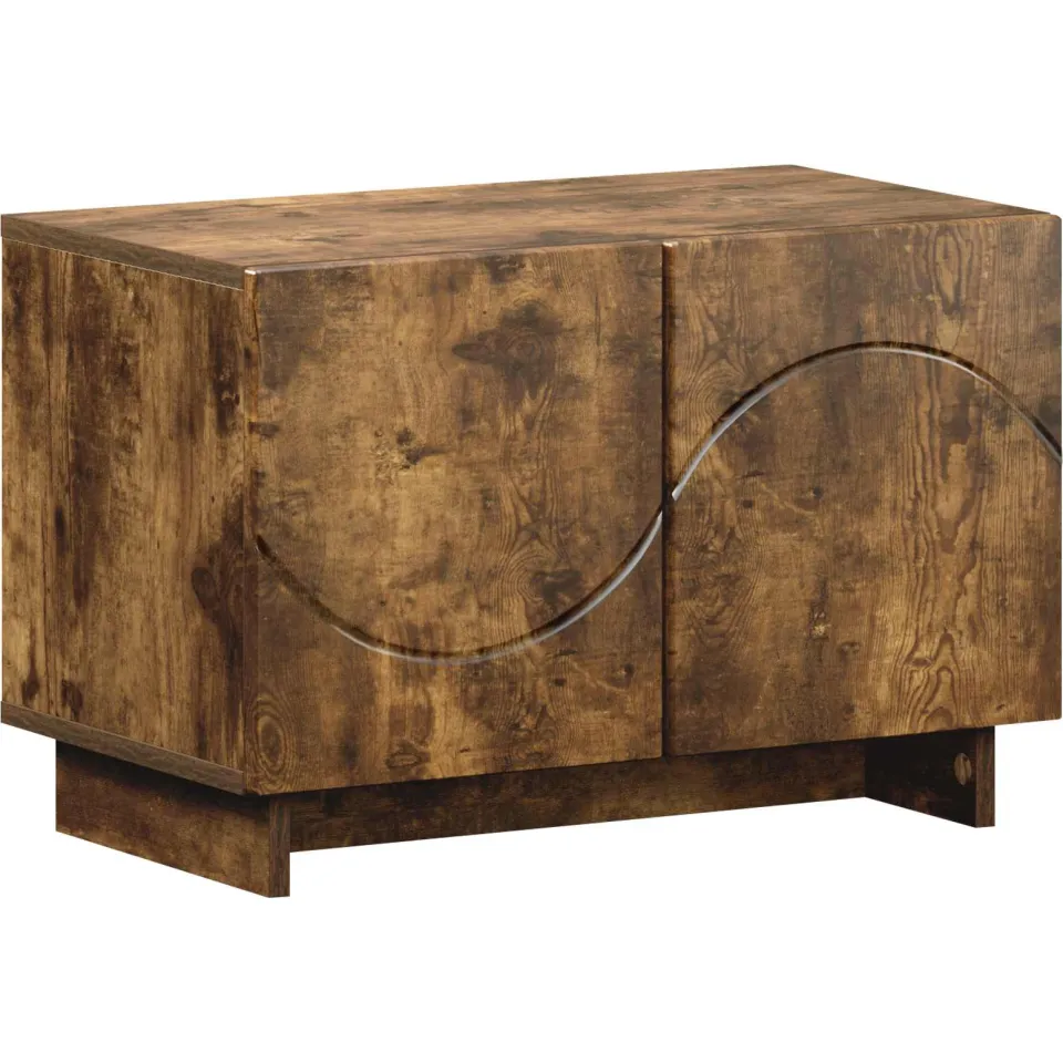 vidaXL tv-meubel 60 x 34.5 x 40 cm Gerookt eiken Bewerkt hout, foto 3