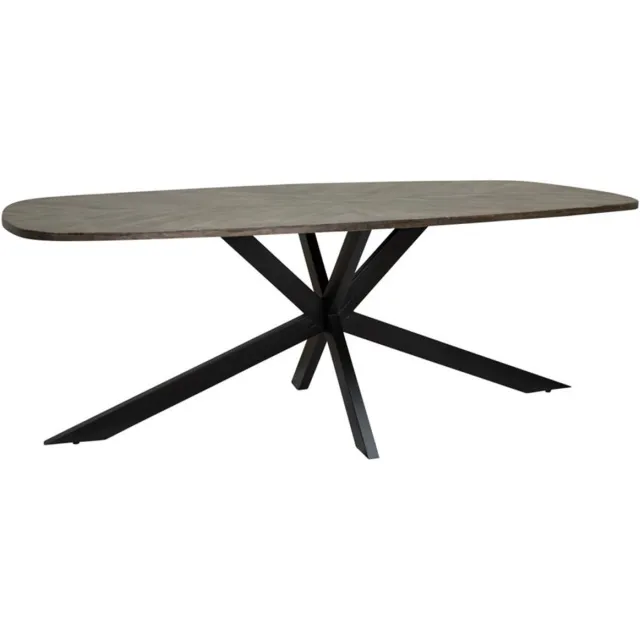 Tower Living Eettafel Silvi - Rechthoek Bruin Hout - 220x110x78cm