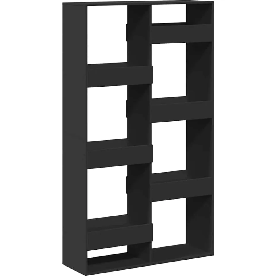 vidaXL Boekenkast 100x33x175 cm bewerkt hout zwart, foto 3