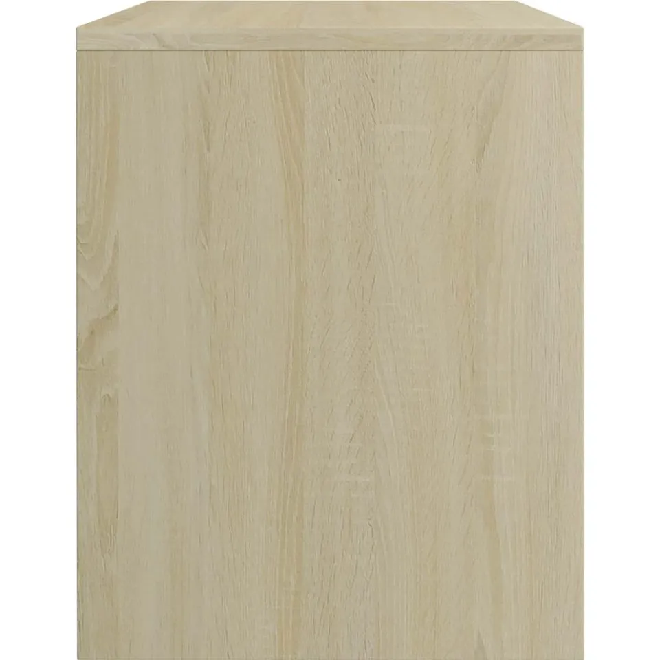 vidaXL Nachtkastje 40x30x40 cm bewerkt hout sonoma eikenkleurig, foto 4